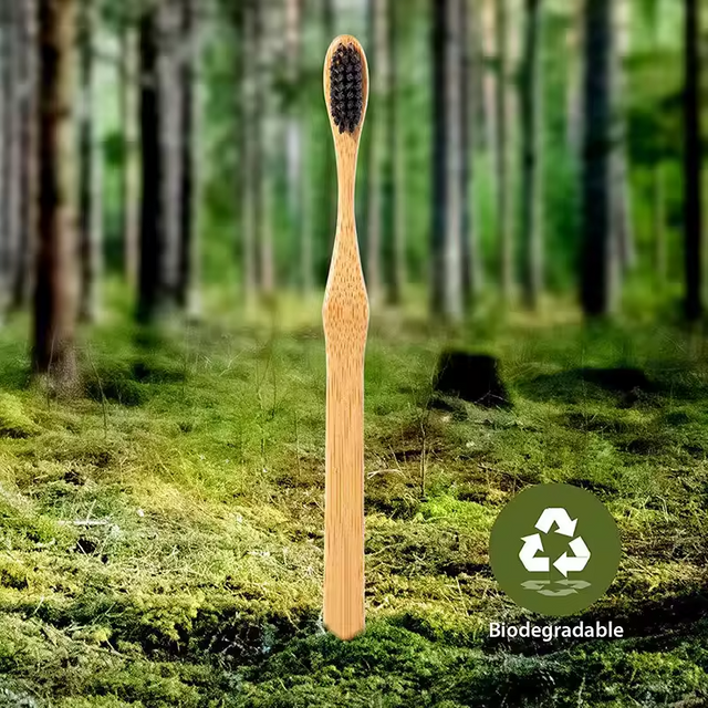 天然竹炭软毛牙刷儿童竹牙刷