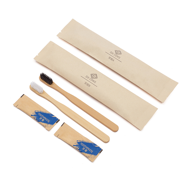 定制环保可生物降解甘蔗纸袋酒店用品供应商