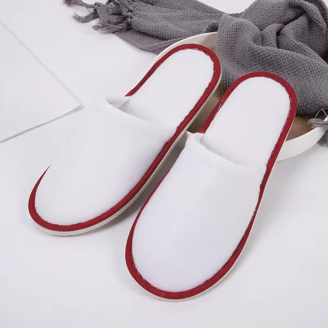 酒店设施便宜价格近趾一次性酒店客房拖鞋 